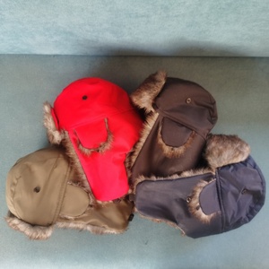 Chapeau <span class=keywords><strong>de</strong></span> trappeur à oreillettes personnalisé pour homme, hiver, extérieur, chaud, épais, <span class=keywords><strong>neige</strong></span>, ski, campagne russe - Product Image 4