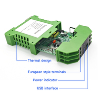 Industrial Temperature Instrument PT100 Din Rail Mounted RS485 Temperature Transmitter OEM Customizable Water Temperature
