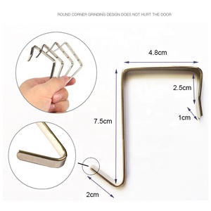 3 + 4 kapasitas besar saku pintu gantung boneka hewan penyimpanan Organizer lemari