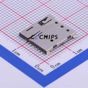 SNO-1350 SIM Card Connector SMD Connector Self-Return Type Nano SIM Card Card Holder 1.37mm - Product Image 1