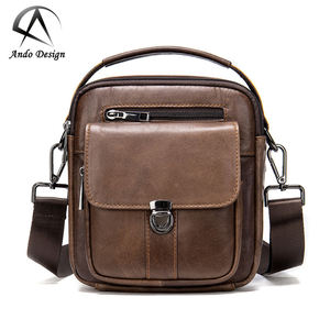 Sac à bandoulière en cuir de vache véritable Andong pour homme, petit sac à main décontracté, sac à bandoulière rétro pour homme, sac à bandoulière tendance pour homme - Product Image 1