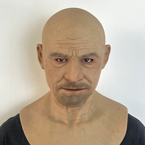 Customized -realistic Monkey-faced Human Full-head Silicone for Role-playing Movie-grade Realistic Mask <b>Makeup</b> Prop - Product Image 6