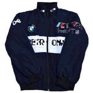 Haute qualité rétro <span class=keywords><strong>F1</strong></span> matelassé brodé hiver Bomber veste doux décontracté cyclisme/sport costume avec poches chaud Baseball veste - Product Image 6