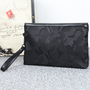 High Quality Pu Leather <b>Men's</b> <b>Clutch</b> <b>Bag</b> with Zipper Closure Fashion Style Customizable Logo OEM Service - Product Image 4
