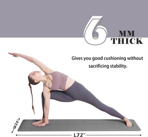<span class=keywords><strong>Tapis</strong></span> <span class=keywords><strong>de</strong></span> <span class=keywords><strong>yoga</strong></span> en tpe antidérapant et écologique imprimé personnalisé <span class=keywords><strong>pour</strong></span> le Pilates et l'exercice à domicile <span class=keywords><strong>pour</strong></span> femmes, 1 pouce - Product Image 2