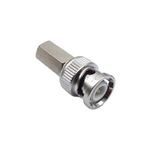Wodexun BNC mâle vers connecteur RG59 75-4 BNC droit avec vis sans connecteur à souder