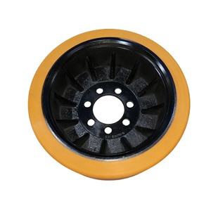 <span class=keywords><strong>Roue</strong></span> motrice pour <span class=keywords><strong>chariot</strong></span> élévateur Jungheinrich 50030509 343*114*80mm, pneu de traction en polyuréthane durable de rechange, capacité de charge 1000kg - Product Image 4