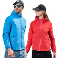 Vestes coupe-vent réfléchissantes unisexes pour hommes, avec logo personnalisé, style bomber, pour le travail et les activités de plein air.