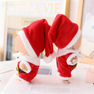 Lindo Conjunto <span class=keywords><strong>de</strong></span> Papá Noel Navideño para Muñecas <span class=keywords><strong>de</strong></span> 17 cm, Juguete <span class=keywords><strong>de</strong></span> Peluche <span class=keywords><strong>de</strong></span> Dibujos Animados, Accesorios para Muñecas - Product Image 6