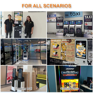 Kiosque à écran tactile Crtly Self Service Terminal Hôtel Enregistrement Scanner de passeport Imprimante de billets Scanner de codes à barres Kiosque de <span class=keywords><strong>paiement</strong></span> - Product Image 6