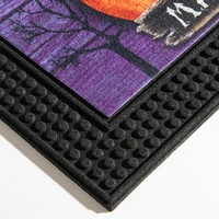 Outdoor LED Musik-Lichtsensor Halloween Gummi-Türmatte mit Schreieffekt
