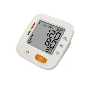 Macchina ricaricabile gratuita per il controllo della pressione arteriosa prezzo economico tipo di braccio monitor bp Monitor digitale per misuratore di pressione sanguigna