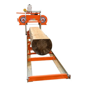 Segheria Mobile Orizzontale <span class=keywords><strong>Portatile</strong></span> 6.5HP/9HP/15HP con Macchina Bordatrice CNC e Spaccalegna - Product Image 4