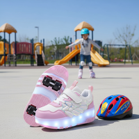 Nouvelles chaussures à roulettes d'extérieur avec roues LED pour enfants, prêtes à être expédiées