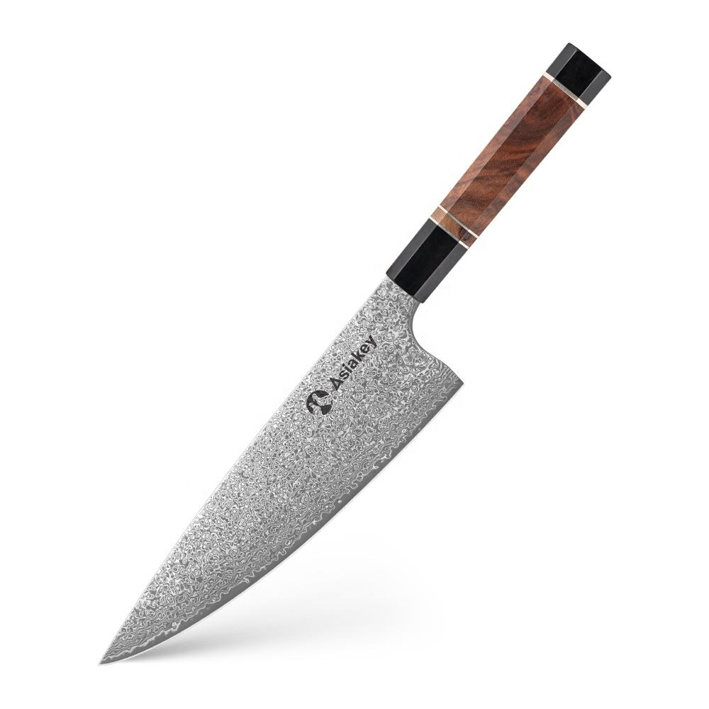 Couteau Sakimaru marron de 8 pouces