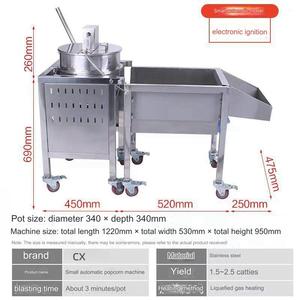 Thương mại bỏng ngô Máy sưởi ấm nhanh chóng dễ dàng hoạt động tiết kiệm năng lượng và gas tiết kiệm gas bỏng ngô máy - Product Image 6