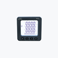 Medidor de Energía Digital Trifásico Multifunción con Pantalla LCD ES72Y, Comunicación RS485 Modbus-RTU, Precisión 0.5, Armónicos del 2° al 31°
