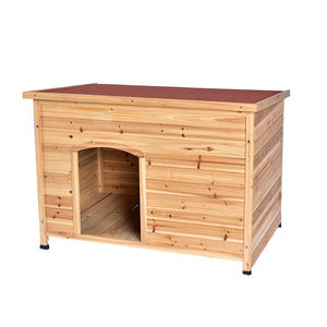 Niches pour chiens de taille moyenne OEM/ODM en bois, résistantes aux intempéries, écologiques, coupe-vent, pour chiens de taille moyenne, toutes saisons, avec <span class=keywords><strong>pieds</strong></span> surélevés - Product Image 1
