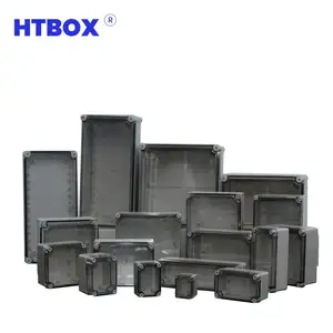 HTBOX Abs Material Cable Management Box Wire Casing Customization Plastic Electronic Enclosure Outdoor Waterproof Ip67 Box
