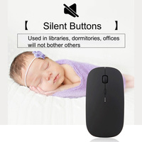 Souris de jeu optique sans fil Pro Mini pour PC et Mac, orientation pour droitier, bleu coloré - Vente directe usine