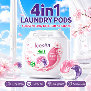 OEM/ODM Capsules de lessive 4-en-1 Sakura, adoucissant longue durée pour peaux sensibles, capsules de parfum concentré, vente en gros - Product Image 2