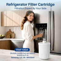 Filtre à eau pour réfrigérateur domestique certifié NSF, charbon actif, modèles de remplacement 5231JA2002A ADQ72910901 ADQ72910907
