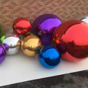 Sfera a specchio gonfiabile in argento personalizzato grande sfera a forma <span class=keywords><strong>di</strong></span> specchio per esterni a tenuta stagna <span class=keywords><strong>di</strong></span> natale palloncini per la pubblicità <span class=keywords><strong>di</strong></span> arte mostra - Product Image 4