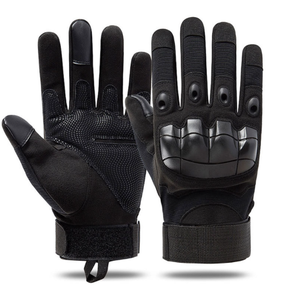 DFG929 -2 Guantes Tácticos Deportivos Verde Negro Caqui con Nudillos Reforzados - Product Image 3