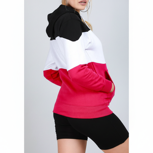 Fabricants de vêtements, sweat-shirt pour femme en molleton brossé imprimé sur mesure, 520 g/m², surdimensionné, 100 % coton, uni, lourd, avec impression en relief - Product Image 1