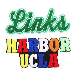 Venta al por mayor bordado brillo Día de San Valentín Chenille parche amor corazón Logo hierro en carta parches para ropa - Product Image 6