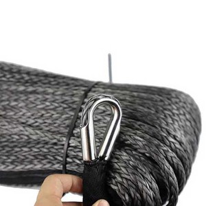 Ligne de <span class=keywords><strong>treuil</strong></span> tressée creuse Offres Spéciales <span class=keywords><strong>corde</strong></span> marine UHMWPE <span class=keywords><strong>corde</strong></span> synthétique <span class=keywords><strong>Dyneema</strong></span> <span class=keywords><strong>pour</strong></span> récupération SUV tout-terrain - Product Image 4