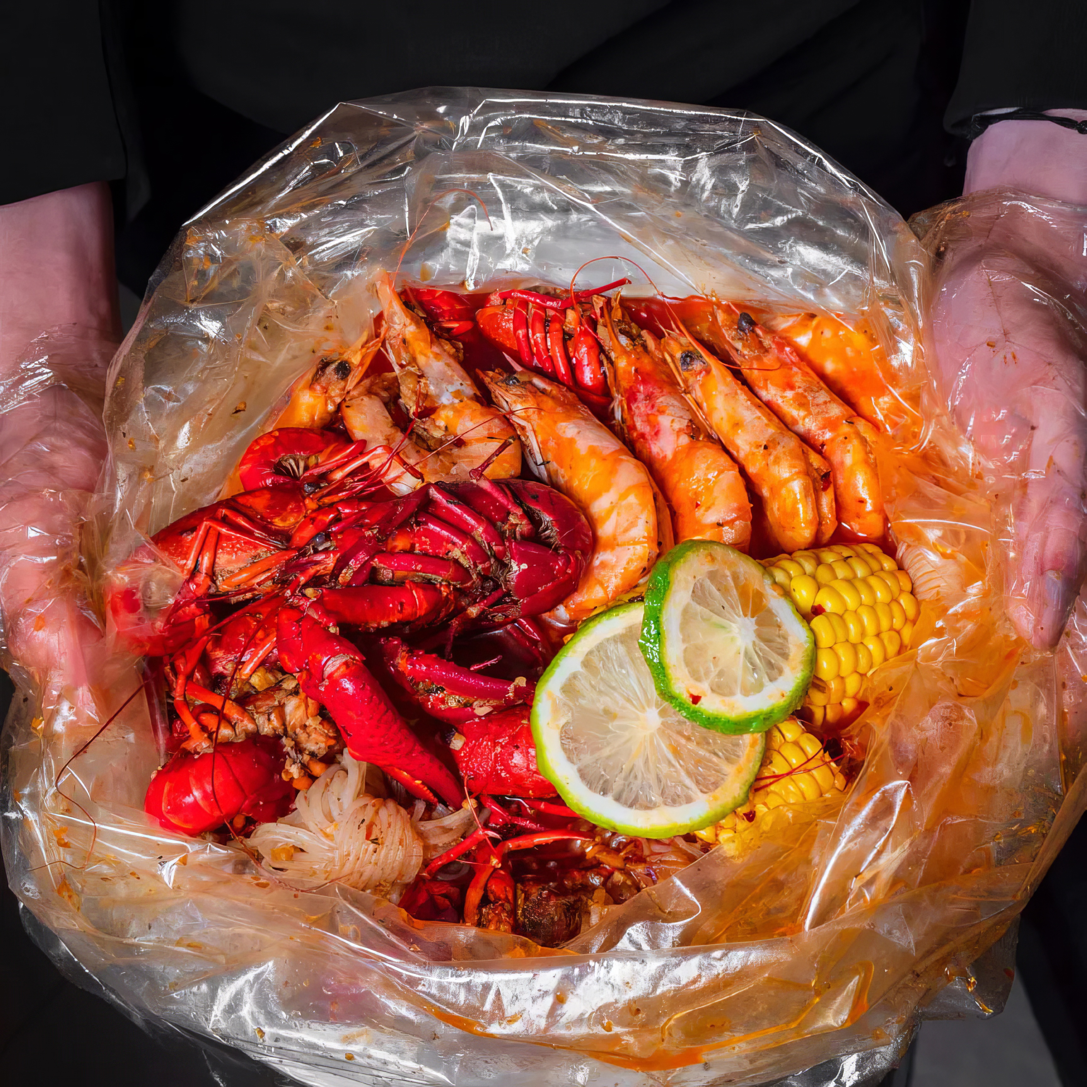 Тхангкдажинг, чайная печь для жарки морепродуктов, вареная кипяченая сумка с завязками