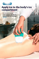 Rouleau de glace en silicone anti-goutte Massage réutilisable Moule à glace en silicone Masseur pour les yeux Outils de soins de la peau de beauté