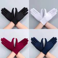 Gants noirs imperméables pour femmes musulmanes, à doigts entiers, pour usage quotidien et pour les fêtes