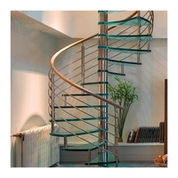 Escaliers en verre modernes, escaliers en colimaçon, prix des escaliers en fer, escaliers en spirale