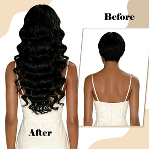 Extensiones de Cabello Humano Virgen 100% Natural, Ondulado Profundo, Sin Procesar, en Paquetes de 12, 20 y 26 Pulgadas, Color Negro Natural, Sin Caída - Product Image 4