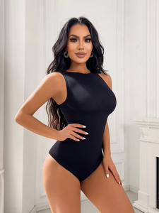 Женский компрессионный бесшовный Боди без рукавов - Product Image 5