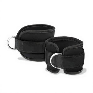 Sangle de cheville en néoprène et spandex imperméable avec fermeture auto-agrippante, respirante et réglable pour la musculation et l'entraînement professionnel - Product Image 1