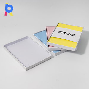 A6/A5 Größe Planer <span class=keywords><strong>Notebook</strong></span> Stoff Kunst papier Karton Abdeckung Spiral gebundener Faden Mit Geschenk box genäht - Product Image 4