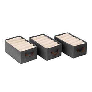 Organizador de Ropa, Caja de Almacenamiento Plegable para Cajones, Rectangular, Gris, con Marco de Acero Catiónico, Multifuncional para Armario - Product Image 5