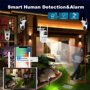 2CH 4CH extérieur PTZ Smart <span class=keywords><strong>IP</strong></span> CCTV sécurité système de caméra à double objectif Eseecloud APP 4K 8MP sans fil WIFI NVR KIT avec moniteur - Product Image 3