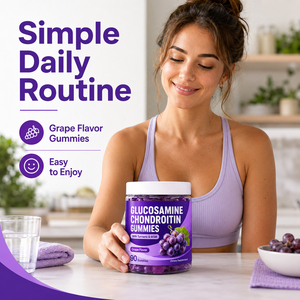 Joint Support Glucosamine Chondroitin Dietary Supplement <b>Gummy</b> <b>Candy</b> for Adults-Improved Bone Density - Product Image 5