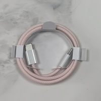 Cable de Datos USB-C a USB-C, Cable Rápido Tipo-C a Tipo-C de 60w para iPhone 15-17, Cable de Carga y Datos Trenzado para Teléfono Móvil y Portátil