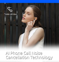 Auriculares inalámbricos con Bluetooth 2022, APT-X de carga con micrófono Dual, adaptable, CVC8.0, QCC3040, ANC, híbridos, TWS, 5,2