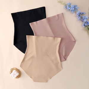 OEM Women High Waist Shapewear Briefs Plus Size Postpartum Slimming Pants Firm Tummy Butt Lift Nylon Briefs Underwear