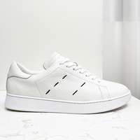 Chaussures de skate décontractées de marque de luxe, artisanat original, en cuir véritable, à lacets, baskets quotidiennes, chaussures plates toutes saisons, originales