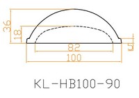 Lentille optique collimateur LED en verre de 100 mm, 60 degrés, 90 degrés