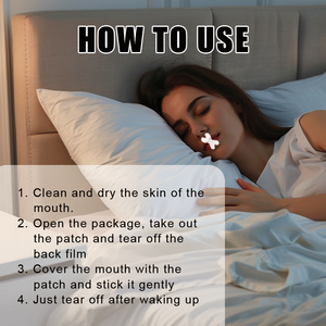 Producto de Salud para un <span class=keywords><strong>Sueño</strong></span> Refrescante Durante Toda la Noche con Cinta Bucal, Anti-Ronquidos, de Tela No Tejida, Alivio Nasal ZHONG BANG ZB-01 - Product Image 6