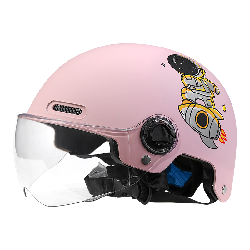 Astronaute de vaisseau spatial rose