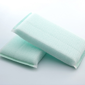 Lưới miếng bọt biển Scrubber (2ea) mềm bền nhà bếp miếng bọt biển cho món ăn máy giặt bong bóng Làm Sạch Đồ dùng nấu ăn và hộ gia đình sử dụng - Product Image 1
